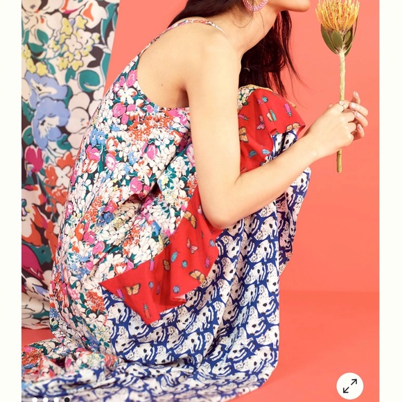 ANTHRO 52 CONVERSATIONS COLLOQUIAL BIAS DRESS - Picture 4 of 16